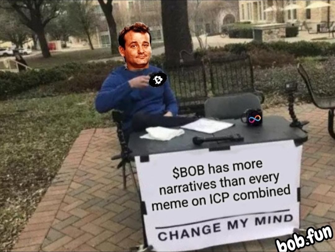 BOB on $ICP ifykyk 😎 Meme on meme shit lol 😆