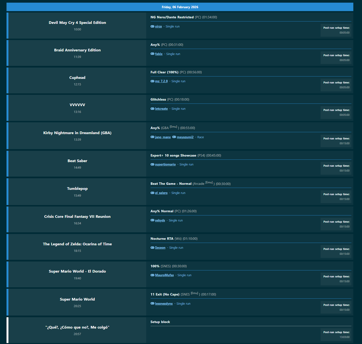 SpeedrunsChile tweet media