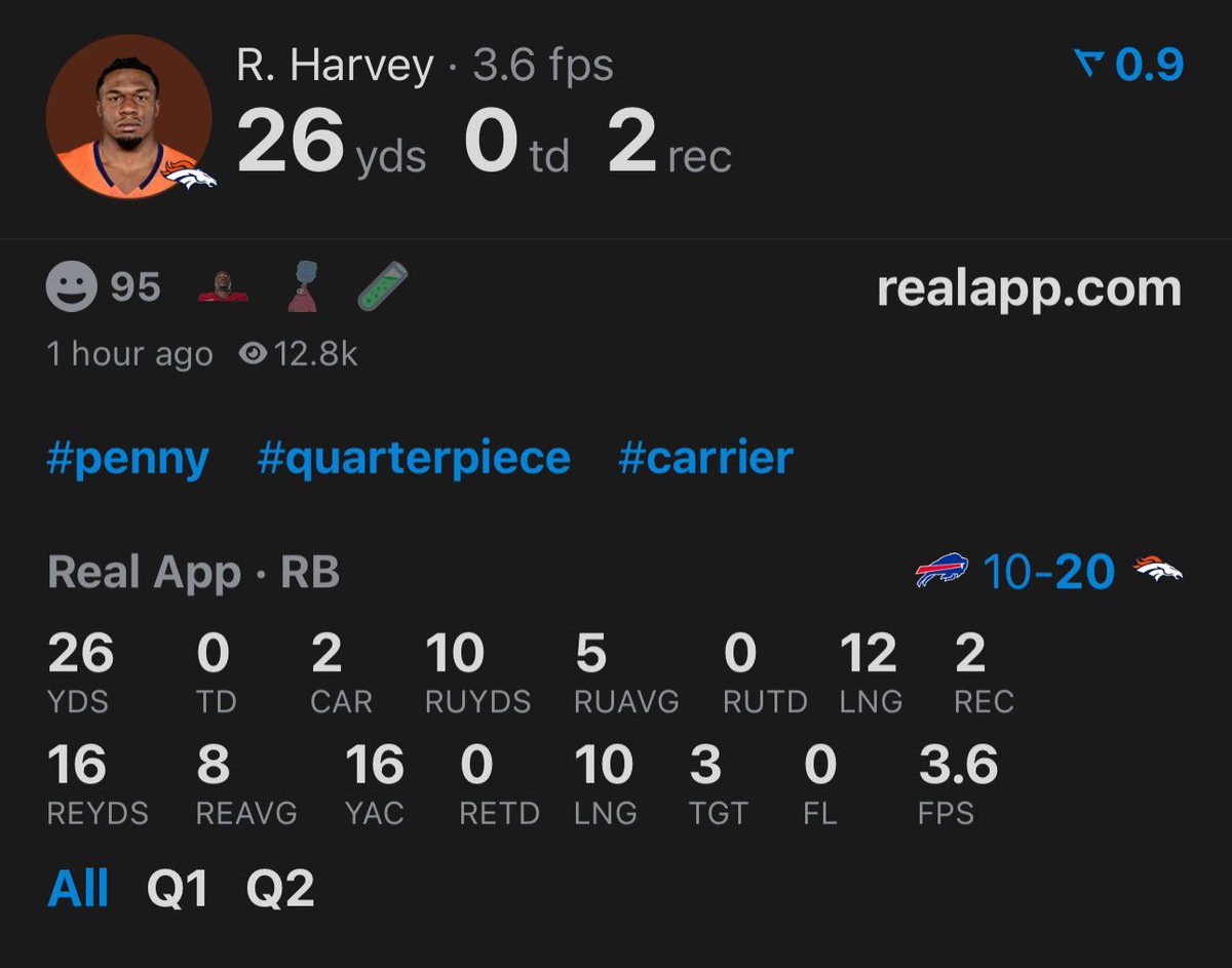 MileHighMims's tweet image. Don’t change what’s already working, but only 4 carries to RBs is concerning