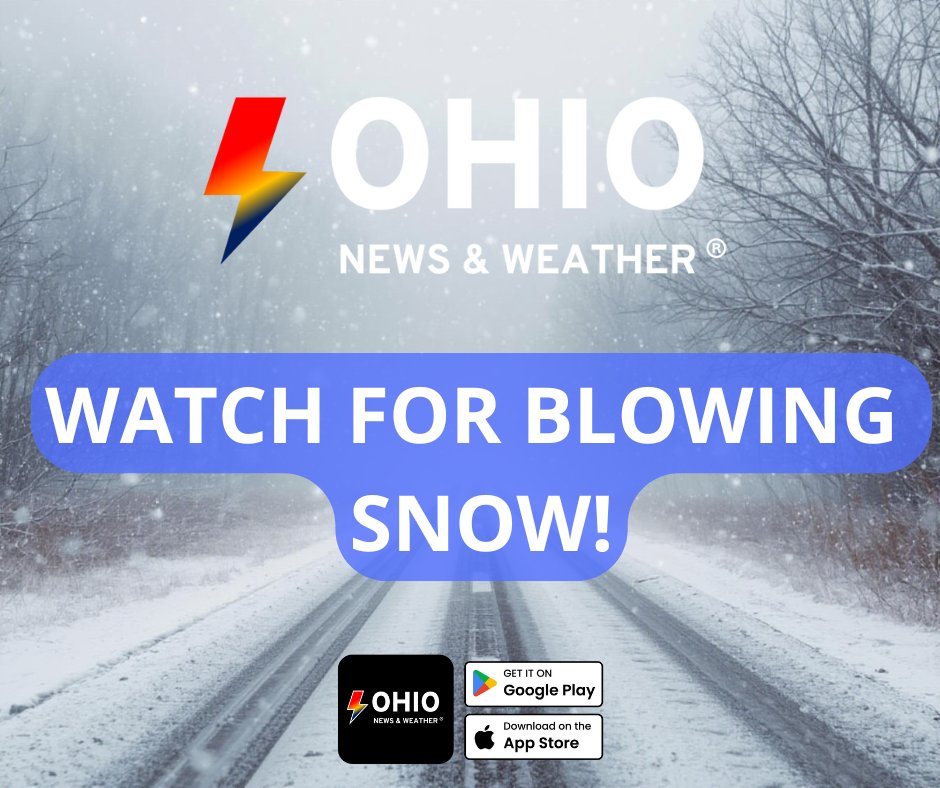 BE CAREFUL DRIVING! Winds have increased and several area roadways have seen snow blow back onto them. With falling temperatures, this snow could freeze and create icy conditions as well as reduce visibility. Use caution while driving. - 6:07 PM 1/17/2026