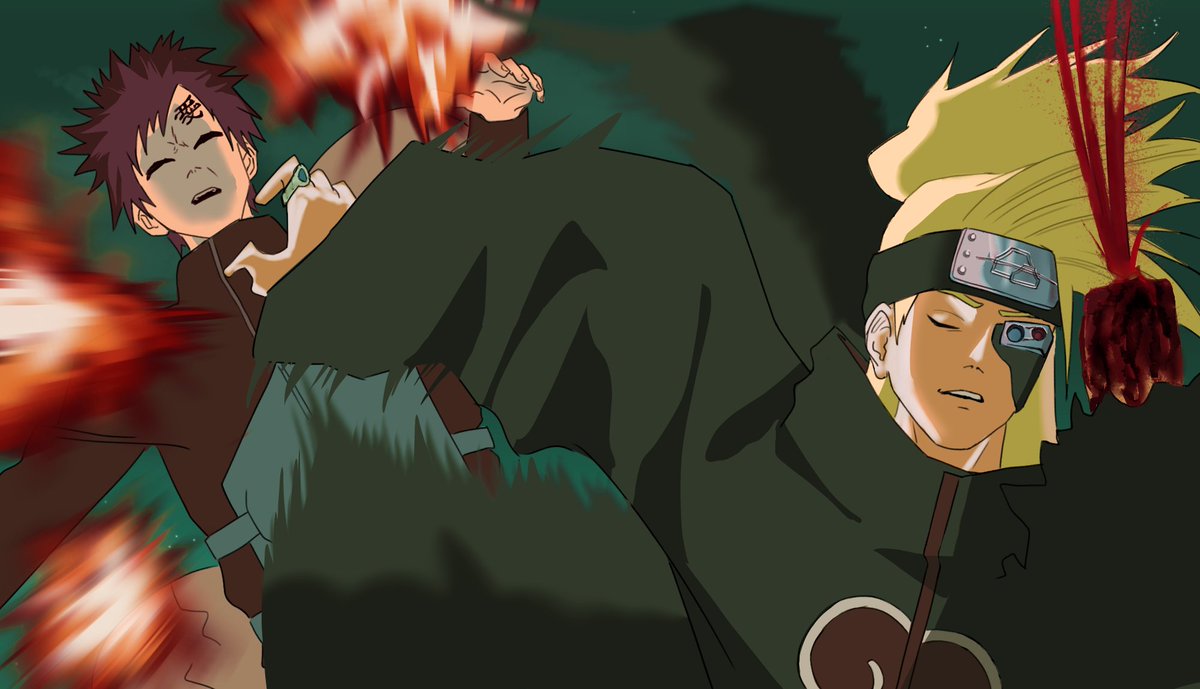 Deidara vs Gaara