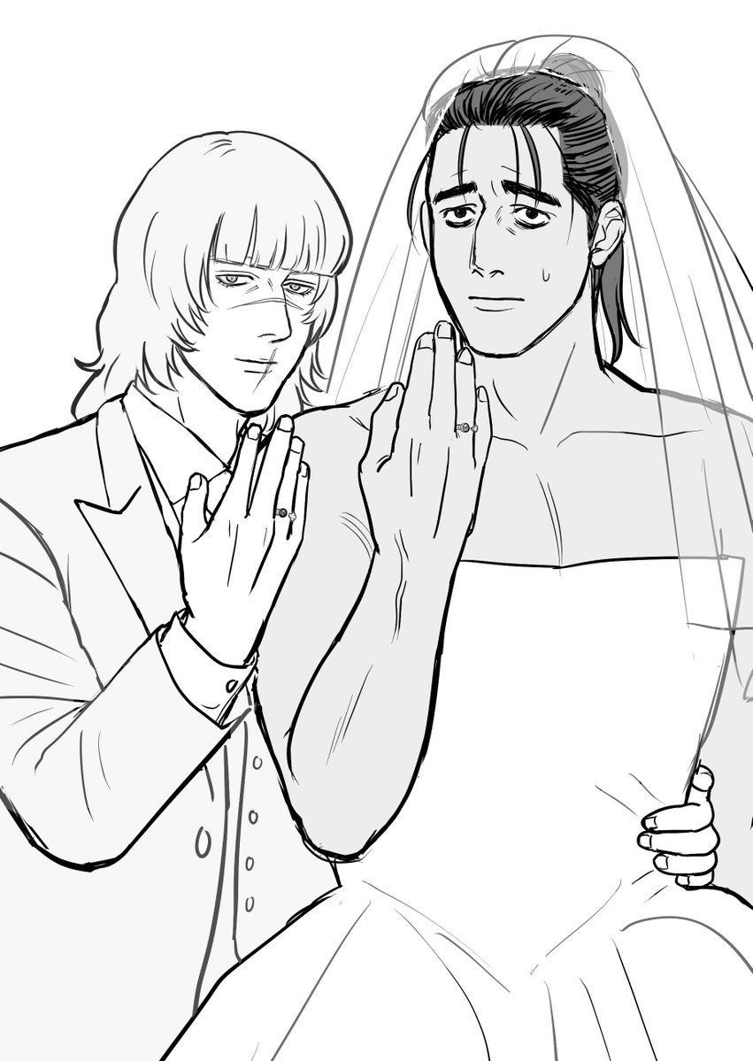 rodetomato's tweet image. 🤵‍♂️👰‍♀️