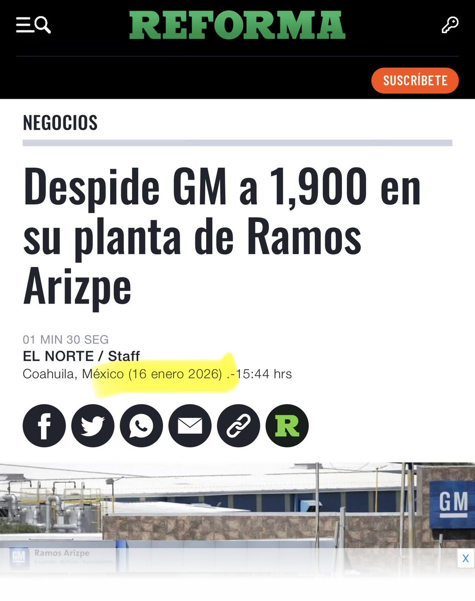 No es Trump, es China 🇨🇳 
.
¿Si saben que el auto Aveo es Chino? 
.
Las fábricas chinas son más productivas que las mexicanas 
.
“¡Dupliquemos el salario mínimo!” AMLO y ahora <a href="/Claudiashein/">Claudia Sheinbaum Pardo</a> 
.
México 🇲🇽 pierde competitividad a nivel mundial 😢🇲🇽 ya es caro producir aquí