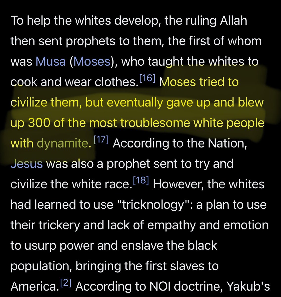 dumpersona's tweet image. Nation of Islam Moses goes hard