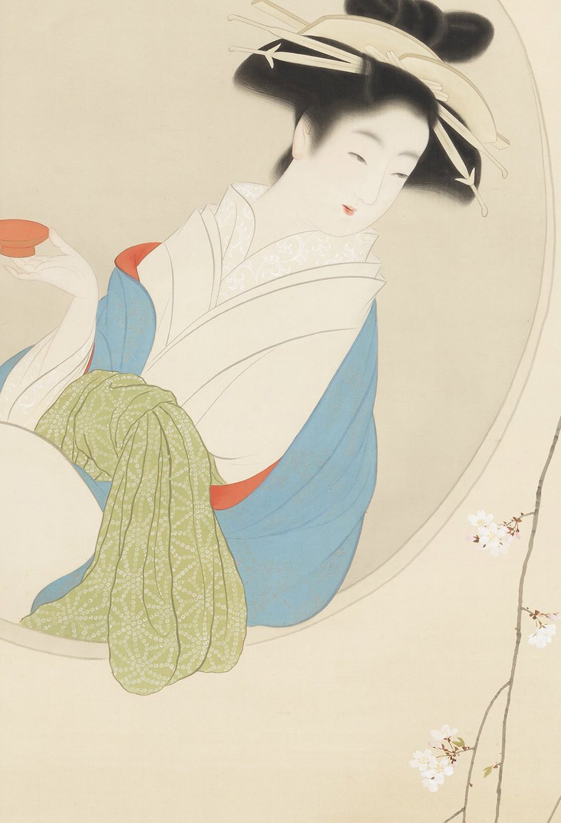 上村松園と美人画の軌跡 展は本日最終日となります。 しばらく美人画展