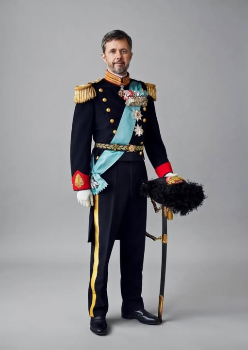 his is what earned authority looks like.
Denmark’s head of state, King Frederik, wears an admiral’s uniform of the highest rank — not as a costume, but as a reflection of service, qualification, and responsibility. He holds the highest admiral rank, while also serving as a