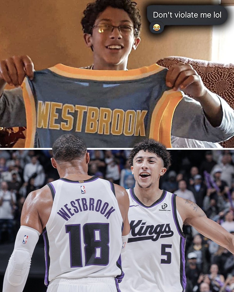 ESPNNBA's tweet image. Imagine being able to play with one of your favorite players growing up 🔥 (📸 @SacramentoKings)