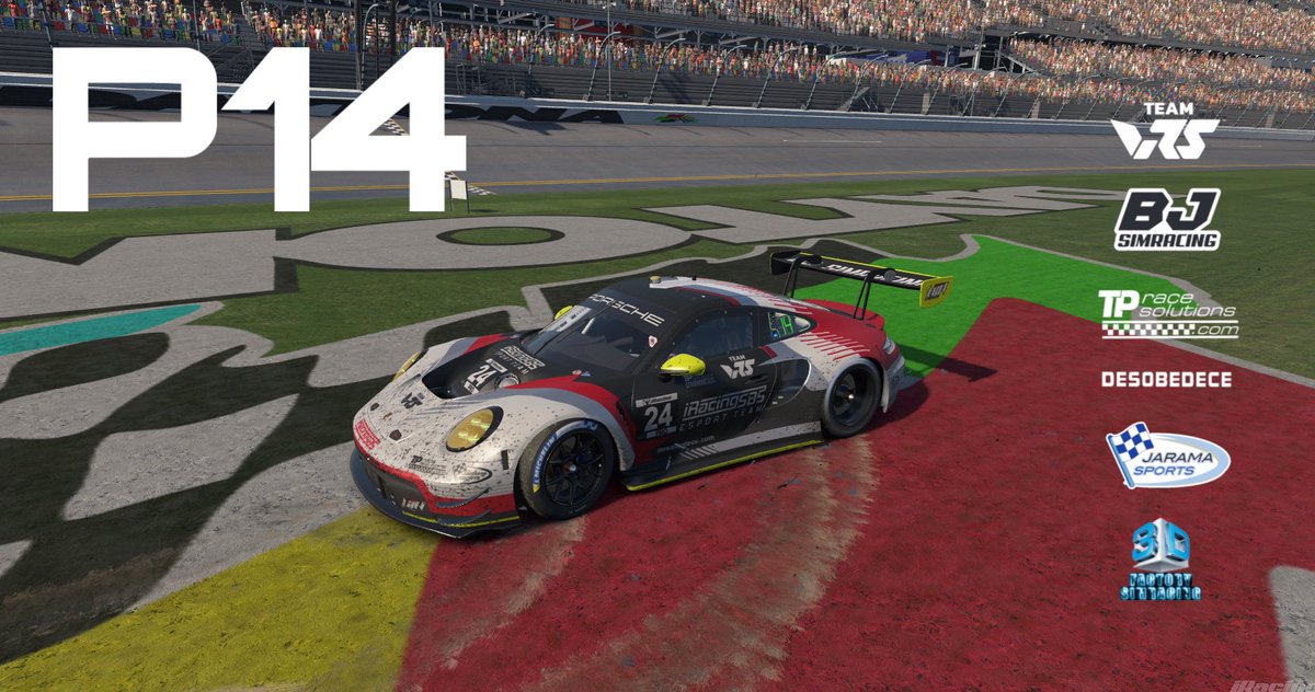 iracingsbs's tweet image. 🏁 24h de Daytona completadas 🏁
P14 tras una carrera durísima, marcada por varios accidentes, pero sin rendirnos nunca.

Mi agradecimiento a mis compañeros por el esfuerzo, la constancia y el trabajo en equipo:
Óscar Herrero, Nono Merchán, César López, Pablo Madrid, Salvador…