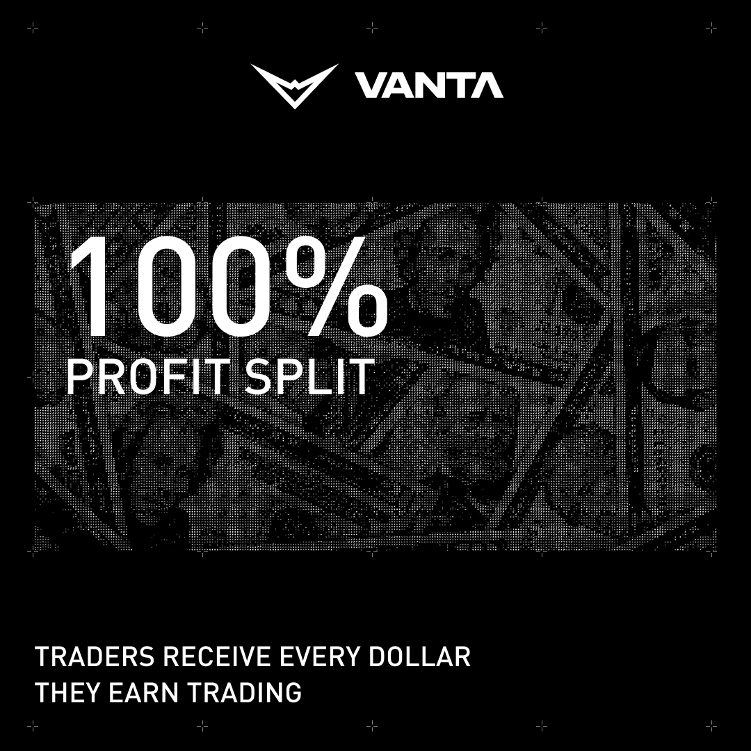 If you earn it, you deserve to keep it.

At Vanta, we put you first by offering a 100% profit split to our Funded Traders. No exceptions. 💰

Be the first to trade with Vanta when we launch in February: discord.gg/vantatrading