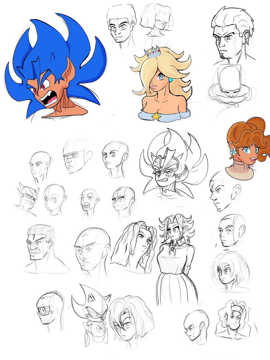 I got this art book on Christmas to study from and wanted to share my results from my studies on the skull! 

Made this much progress in only 3 days!