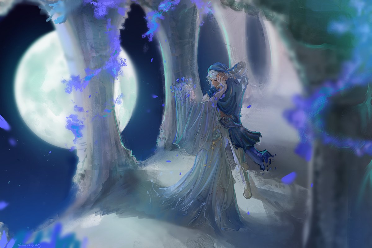 sinnersfray's tweet photo. #NaibEli dancing under the moonlight https://t.co/FnPVvATLKD