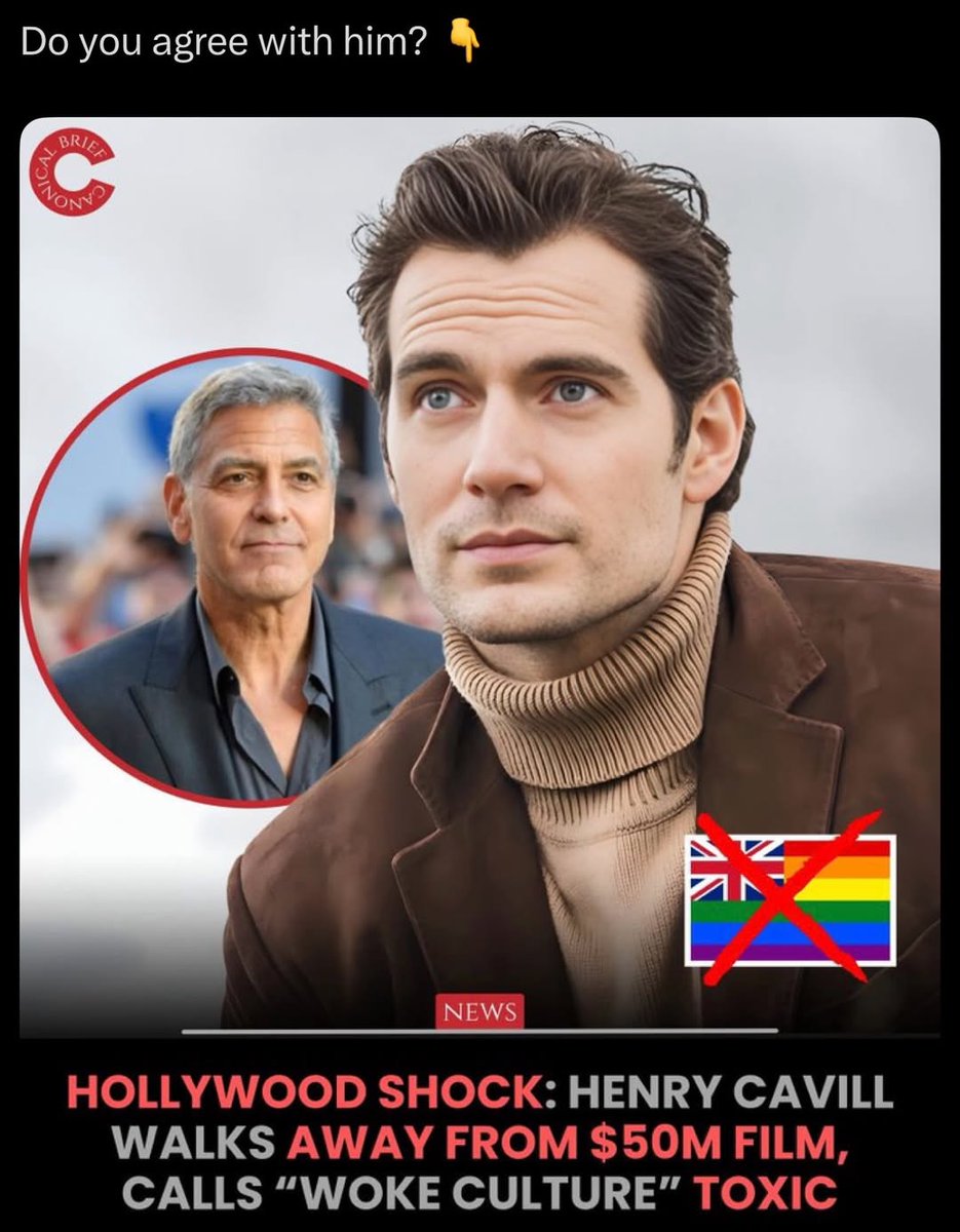 Sassafrass_84's tweet image. A man with morals. 

I absolutely agree with him. You? 

Bankrupt woke Hollywood.