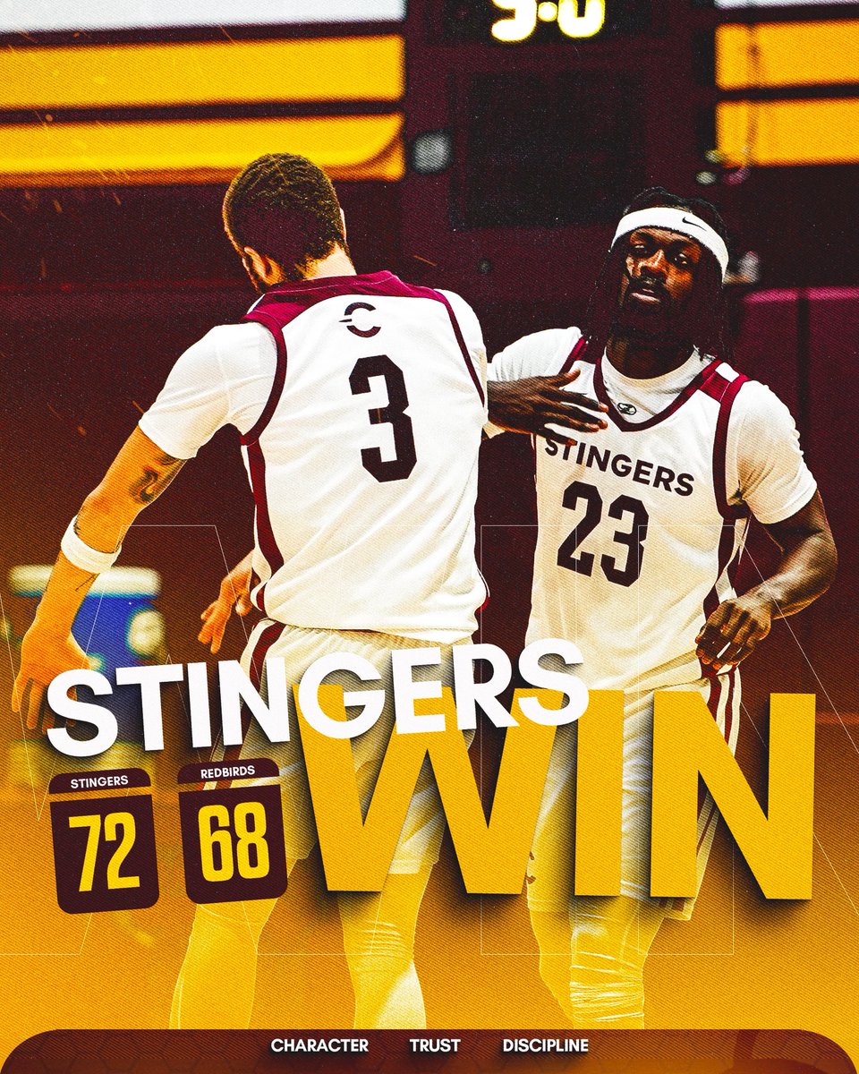Concordia_MBB's tweet photo. Clinched the season series against the Redbirds! 🐝 https://t.co/5p39068WtV