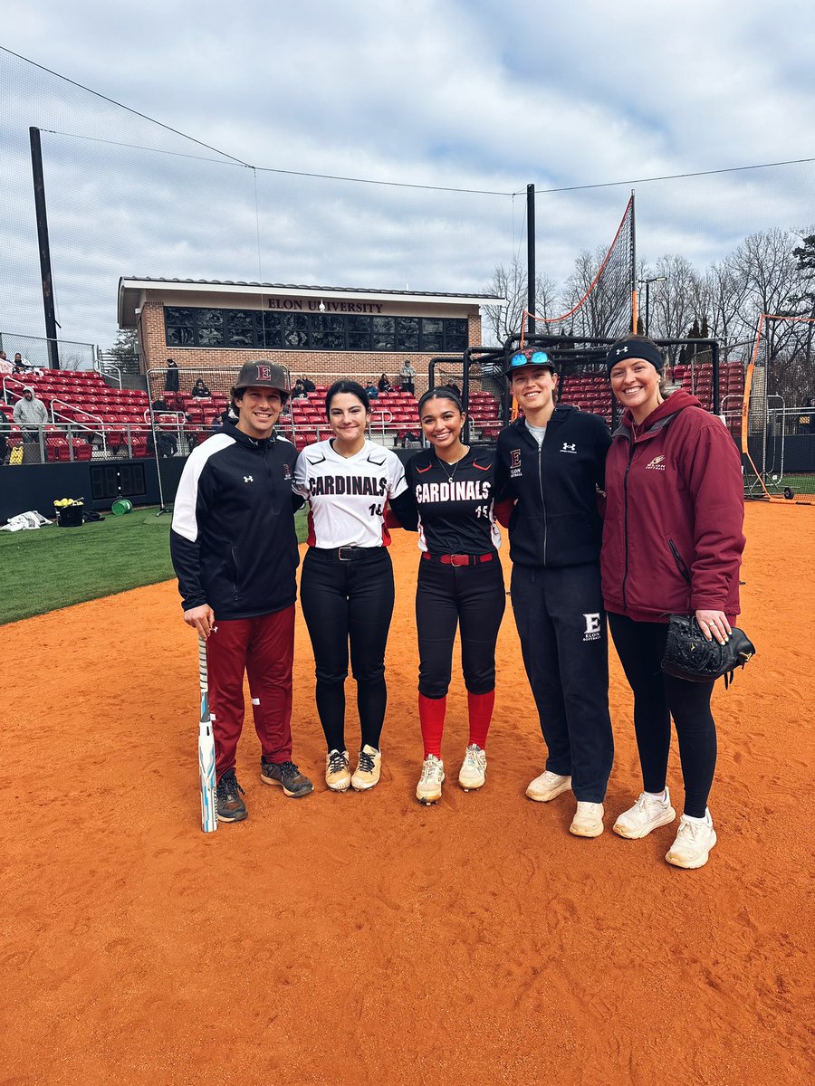 I had an AMAZING time today <a href="/ElonSoftball/">Elon Softball</a> camp. I already can’t wait to be back! <a href="/CoachSophDevesa/">Sophia Devesa</a> 
#2027 #1%better <a href="/Delaney_S2028/">Delaney Stilwell</a>