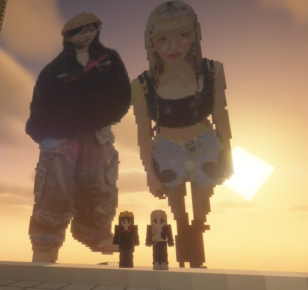 jjyuseol's tweet image. haely minecraft yuri