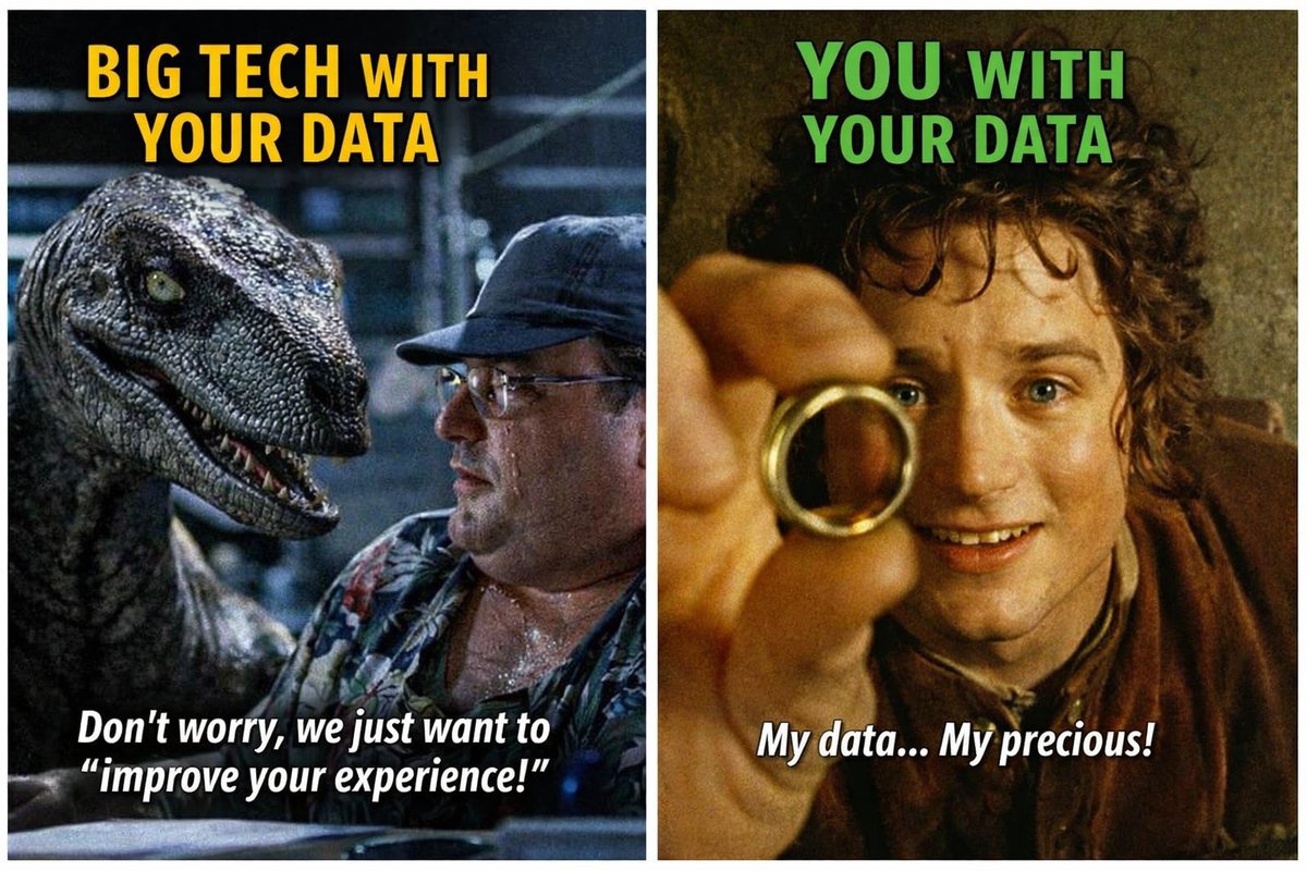 Rerexdmc's tweet image. Personal data isn’t just files — it’s your identity, freedom, and digital control. If you don’t own your data, someone else will profit from it. #DigitalPrivacy #OwnYourData
@DataHaven_xyz