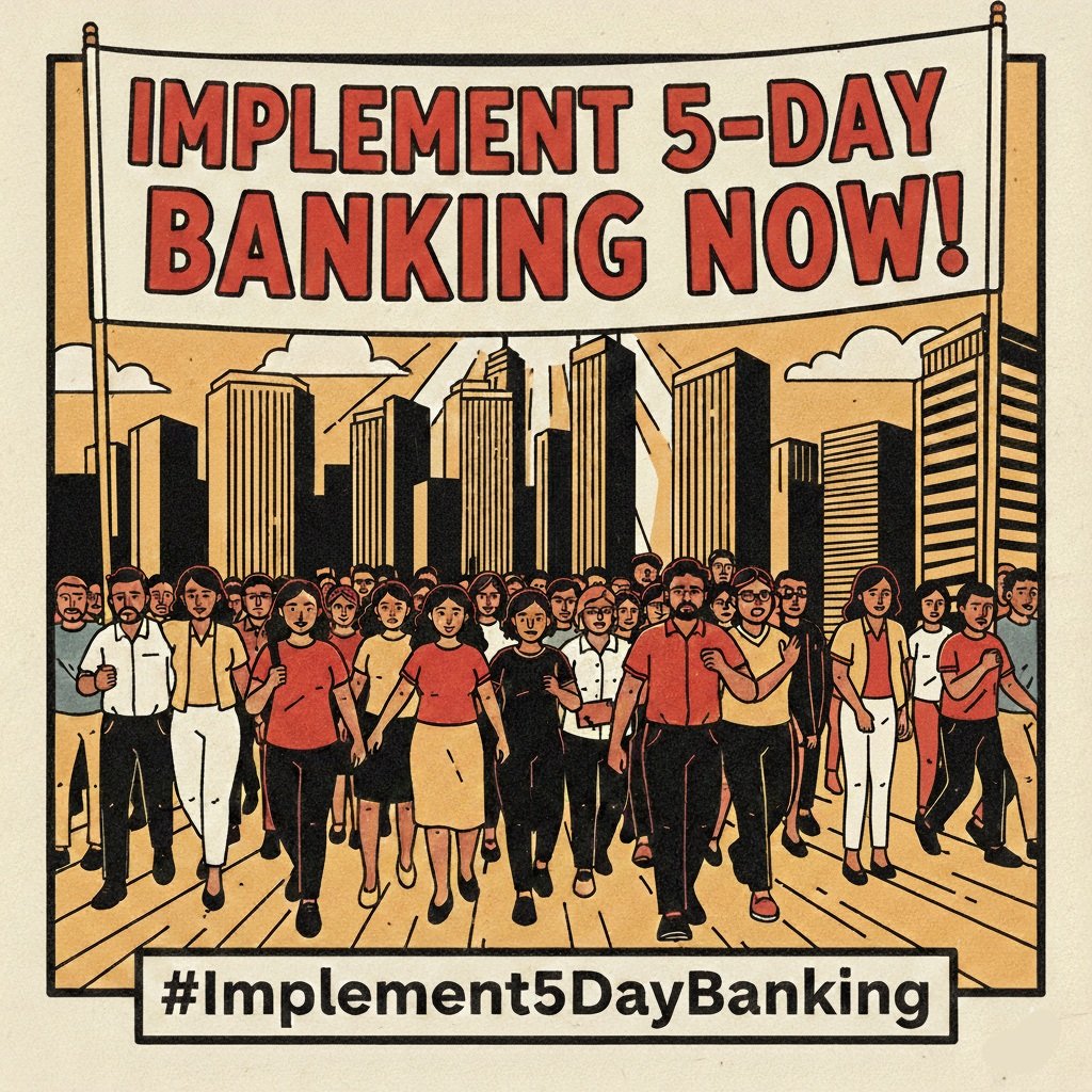 Sumitpradhan7's tweet photo. #Implement5DayBanking https://t.co/fdLmSEtPkP