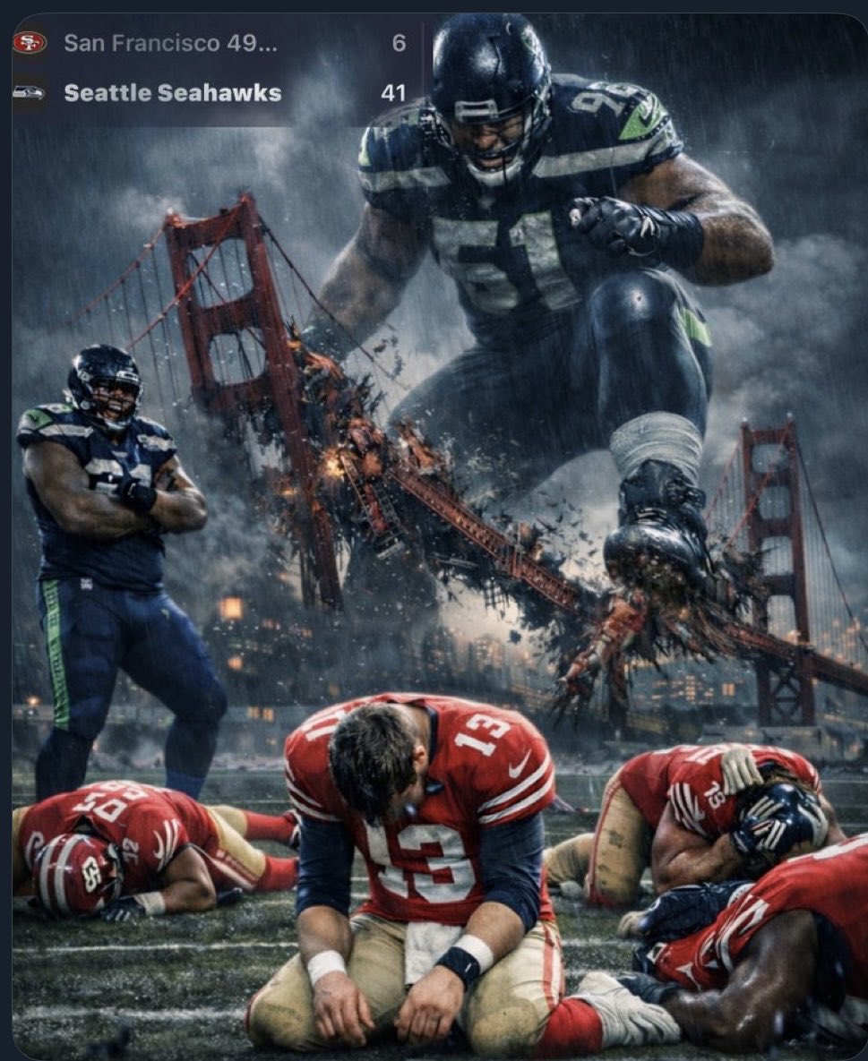 BOOM 💥 The #Hawks machine rolls on to the NFC Conference Final after a superb display that can be summed up by one word - Dominance - Complete control from start to finish &amp; now just a game away from the Super Bowl  - well played boys - #GoHawks <a href="/NFL/">NFL</a> <a href="/Seahawks/">xz* - Seattle Seahawks</a>