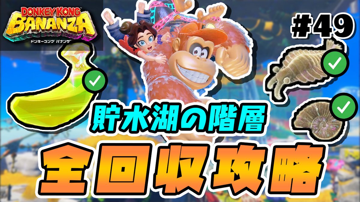 日曜日のドンキーコングバナンザを投稿しました。 カット多数で想定