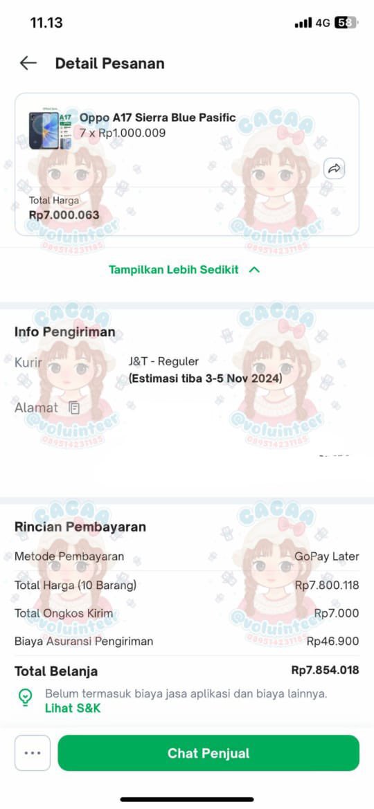 kedaicacaa's tweet image. ꒰  ₊  👒  ᮫ 𓏳݂ ݊  testimoni gestun 💰✅

╭── ⊹ ꒰ spaylater — 495 RIBU
╭── ⊹ ꒰ spaylater — 495 RIBU
╭── ⊹ ꒰ kredivo — 29 JUTA
╭── ⊹ ꒰ gopaylater — 7 JUTA

𓏲 ࣪˖ 💌 ˖ WA : bit.ly/chatpwtty
𓏲 ࣪˖ 💌 ˖ TESTI : bit.ly/testibycaa