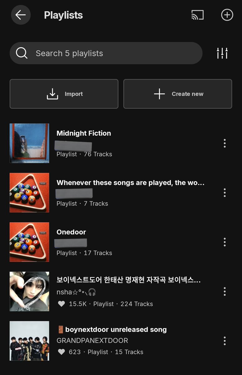 ilycsb_'s tweet image. Aku baru tau klo soundcloud bisa import playlist dari spotify