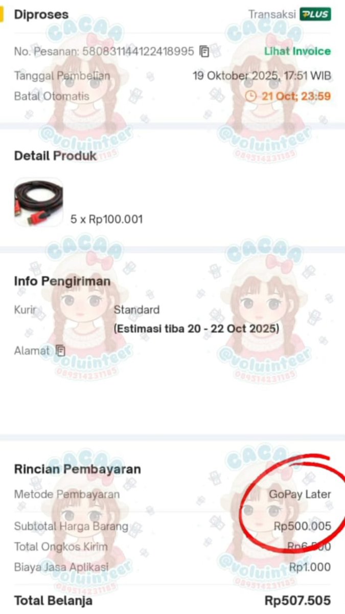 kedaicacaa's tweet image. ꒰  ₊  👒  ᮫ 𓏳݂ ݊  testimoni gestun 💰✅

╭── ⊹ ꒰ spaylater — 495 RIBU
╭── ⊹ ꒰ bca paylater — 300 RIBU
╭── ⊹ ꒰ gopaylater — 500 RIBU
╭── ⊹ ꒰ spaylater — 605 RIBU

𓏲 ࣪˖ 💌 ˖ WA : bit.ly/chatpwtty
𓏲 ࣪˖ 💌 ˖ TESTI : bit.ly/testibycaa