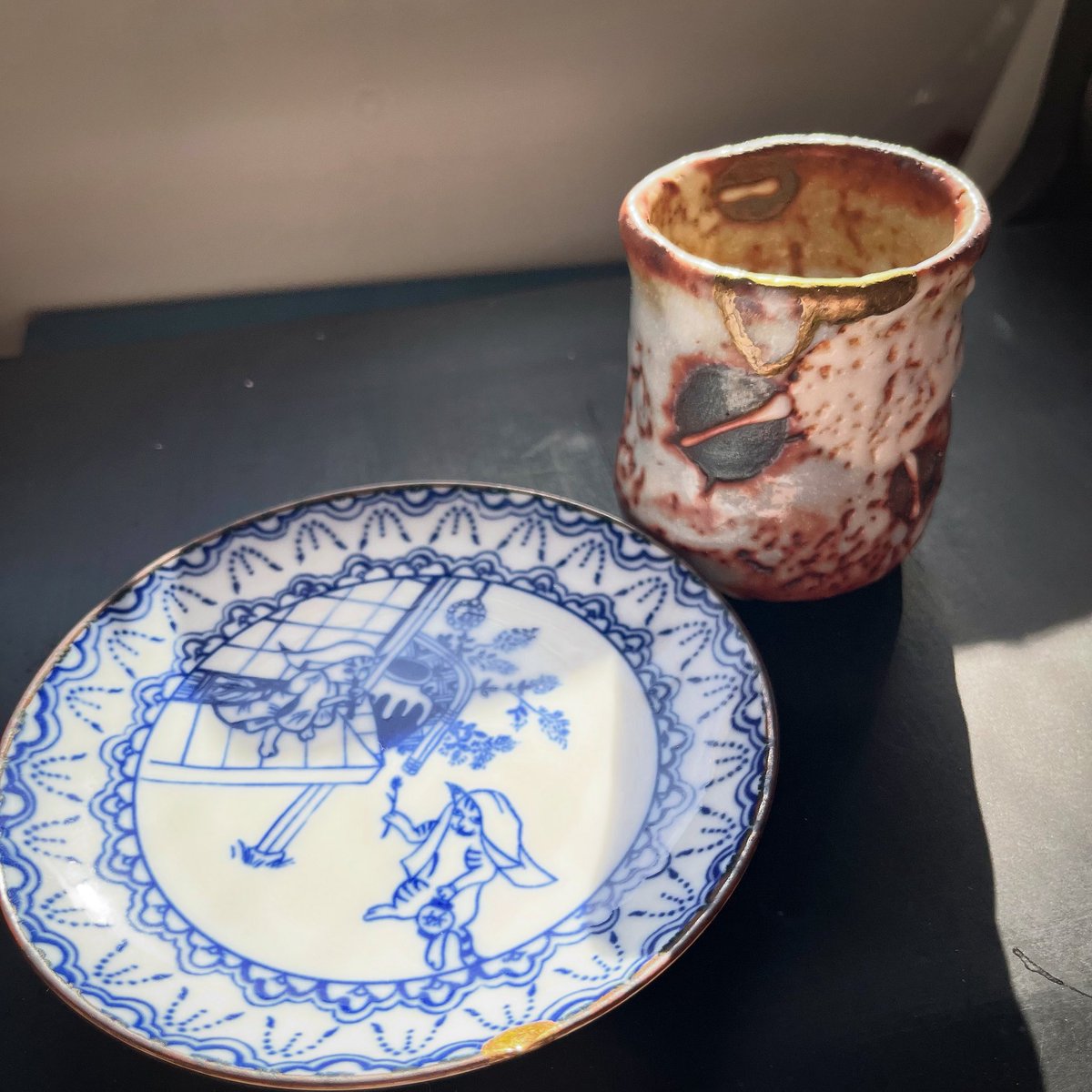 白磁素文盃洗 金継ぎ 白磁素文盃洗 金継ぎ｜白磁素文盃洗 金継ぎ 堤淺吉