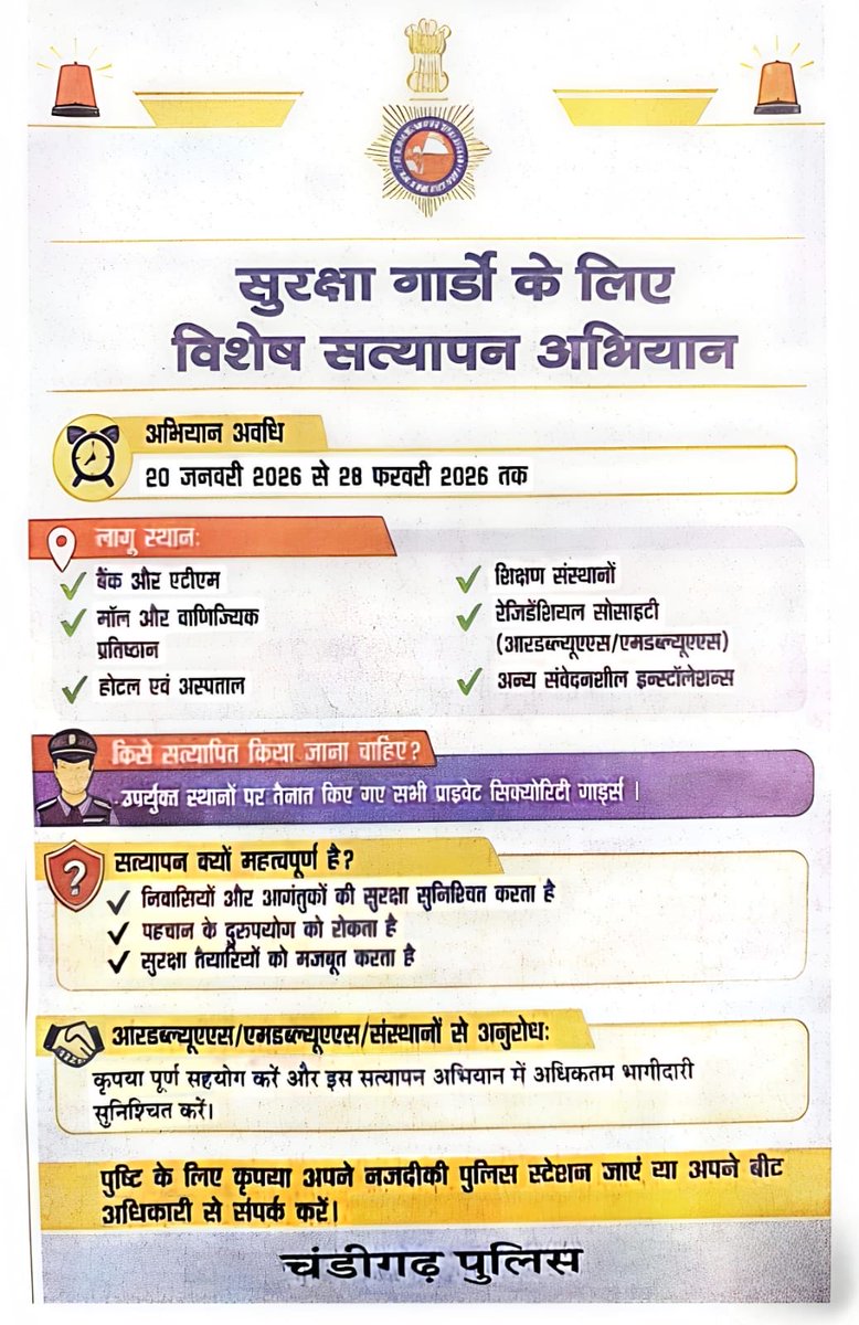 SSP UT Chandigarh tweet media