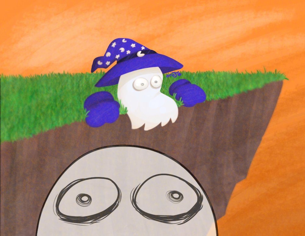 oro_junestar's tweet image. wandy learns of spooky's demise #pacman #pacmanworld2