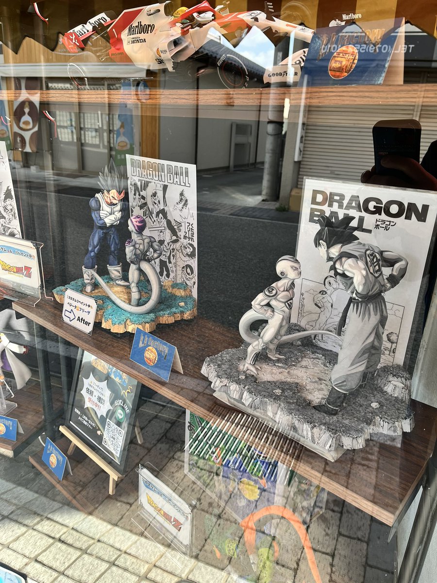 ドラゴンボール　フリーザ　リペイント　モノクロ ドラゴンボール】フィギュア🛠️カスタムリペイント🎨悟空vsフリーザ