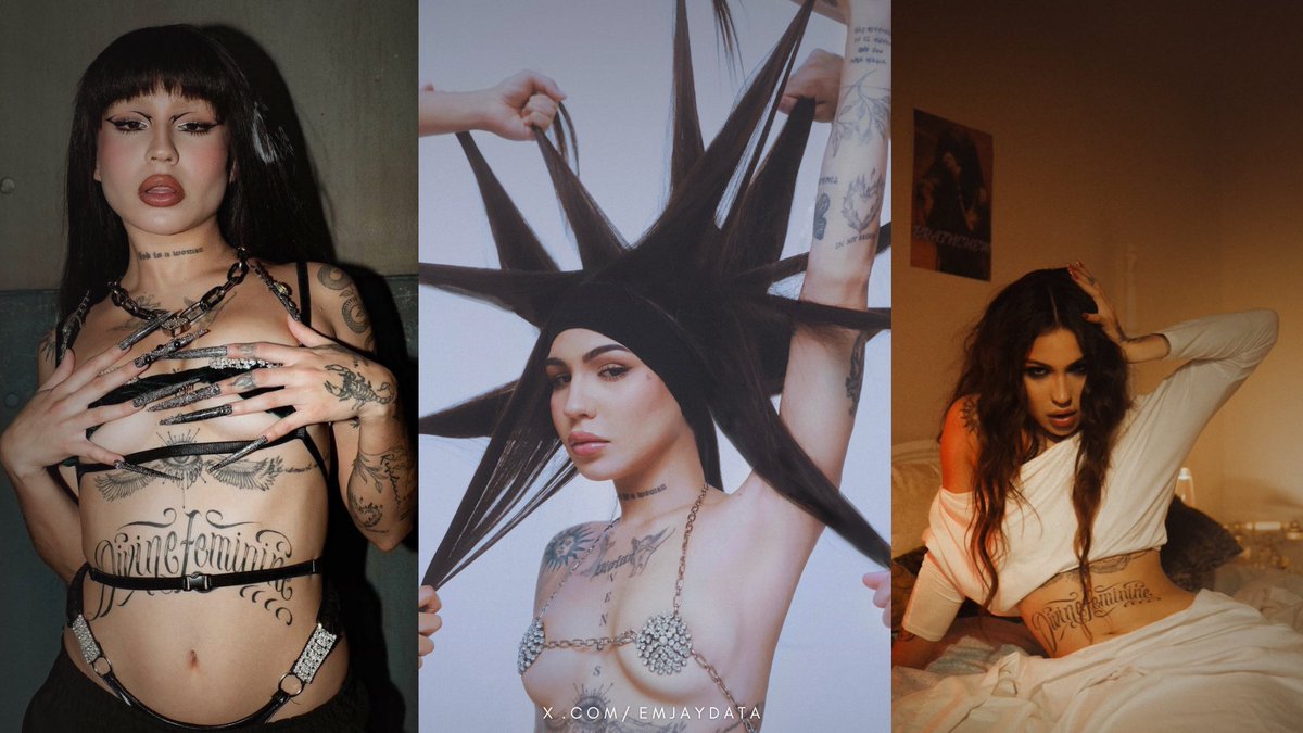 emjaydata's tweet image. EMJAY’s albums releases:  

2022-
2023- LMTHT
2024-
2025-  Me Estoy Volviendo Loca 
2026- Veme así (Live performance)
2027-