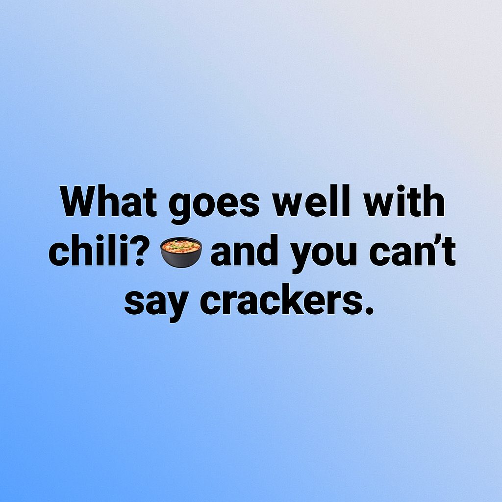 chefsevenn's tweet image. What goes well with Chili...