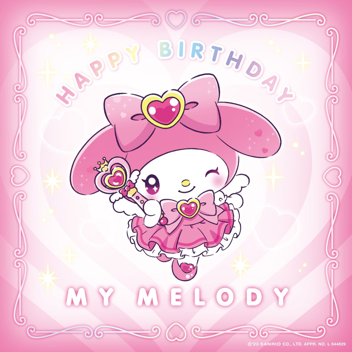 lafary_jp's tweet image. ＼ℍ𝕒𝕡𝕡𝕪 𝔹𝕚𝕣𝕥𝕙𝕕𝕒𝕪 𝕄𝕪 𝕄𝕖𝕝𝕠𝕕𝕪💗／

本日1/18はマイメロディのお誕生日♪

マイメロディのお誕生日をお祝いして
LAFARY ONLINEでは本日限定で
5%OFFセールを開催✨

🎀 マイメロディグッズ一覧 🎀
x.gd/fYw8b