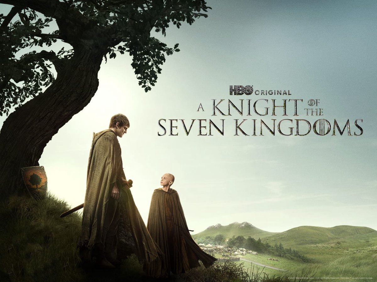 westerosies's tweet image. A KNIGHT OF THE SEVEN KINGDOMS PREMIERES TODAY