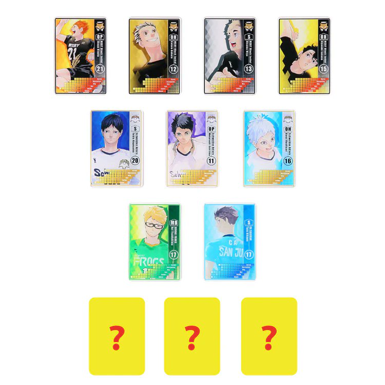 JUMP SHOP ONLINEにて販売中！ 『ハイキュー!!』ステータスカード