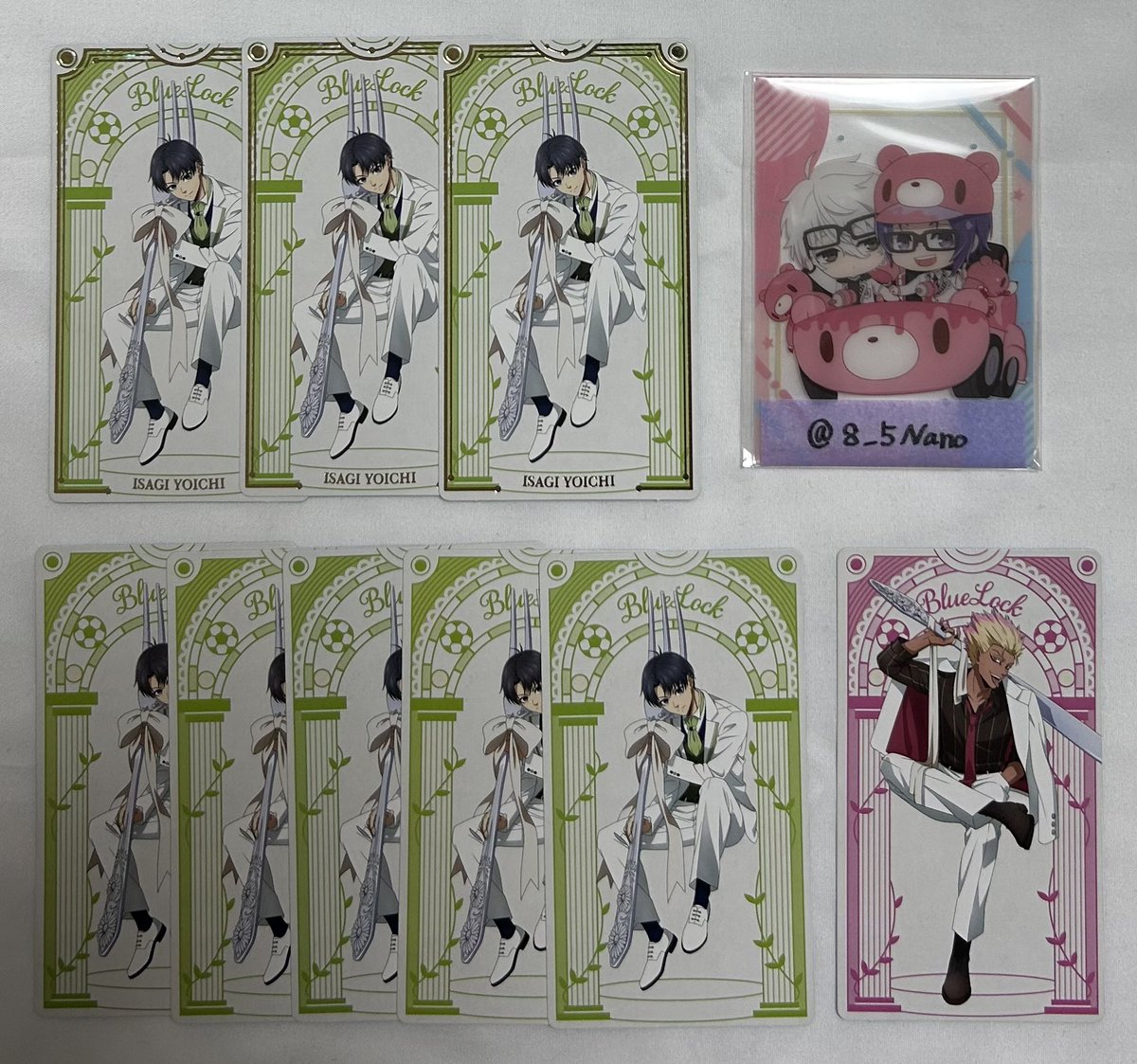 譲渡/交換】ブルーロック ブルロ ナムコ namco イラストシート 譲