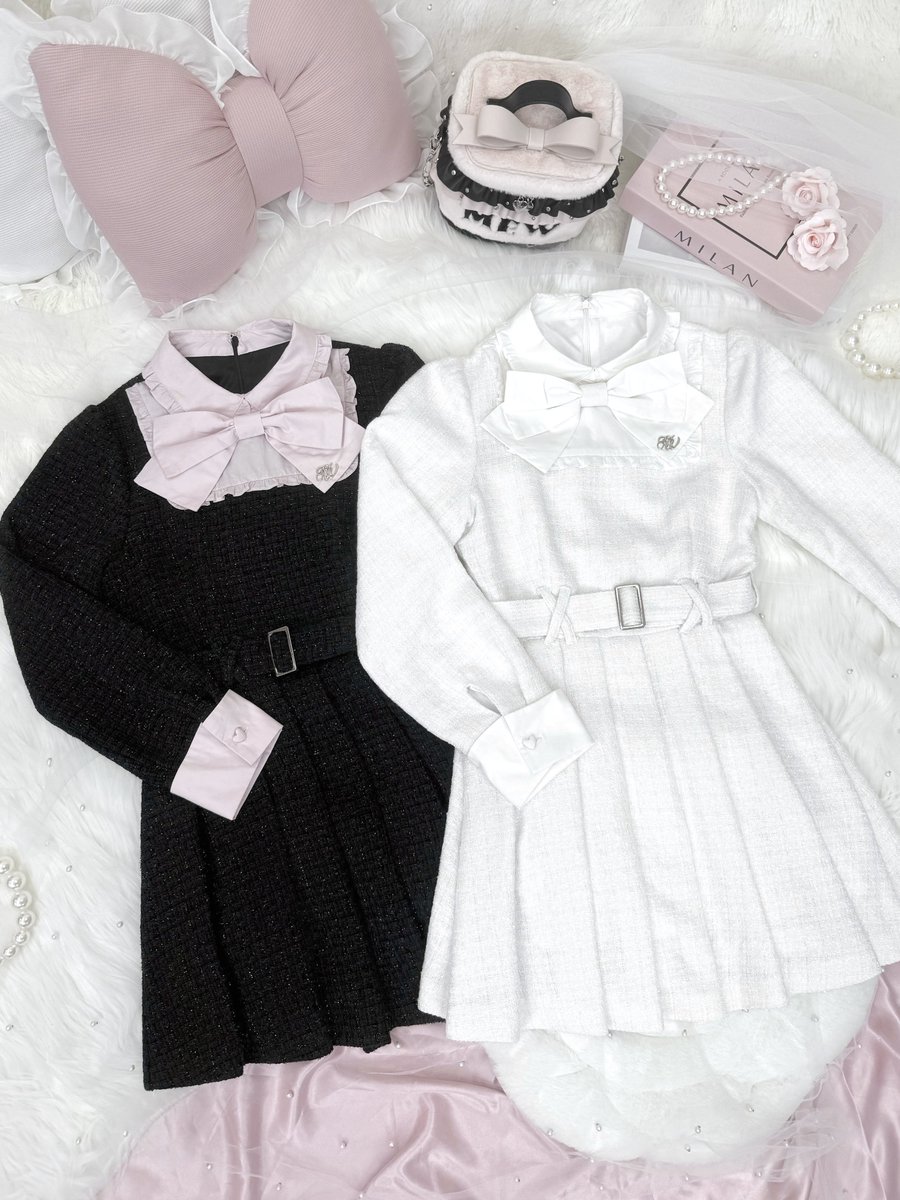 HONEY MEW チェックリボンドッキングワンピース ハニーミュウ ハニーミュウ チェックリボンドッキングワンピース ピンク honey mew