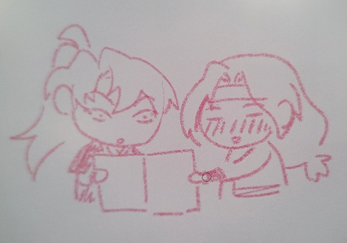 오리님이 청백을 그려주셧어요
청백회지를 읽는 청백