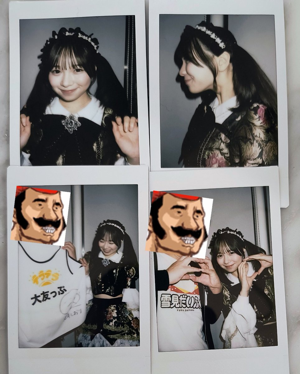 池本しおりちゃんとチェキを撮らせてもらいました。「しおりしか馬券