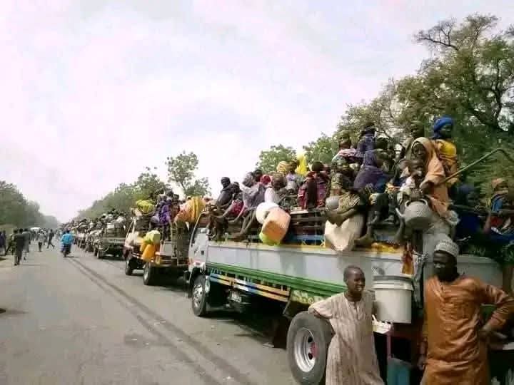 ADCVanguard_'s tweet image. This is not Darfur, not Khartoum, not Somalia.

This is Tinubu’s Nigeria, where hundreds of thousands are fleeing for their lives from bandits.

Tinubu is a one-term president because he has failed Nigerians.