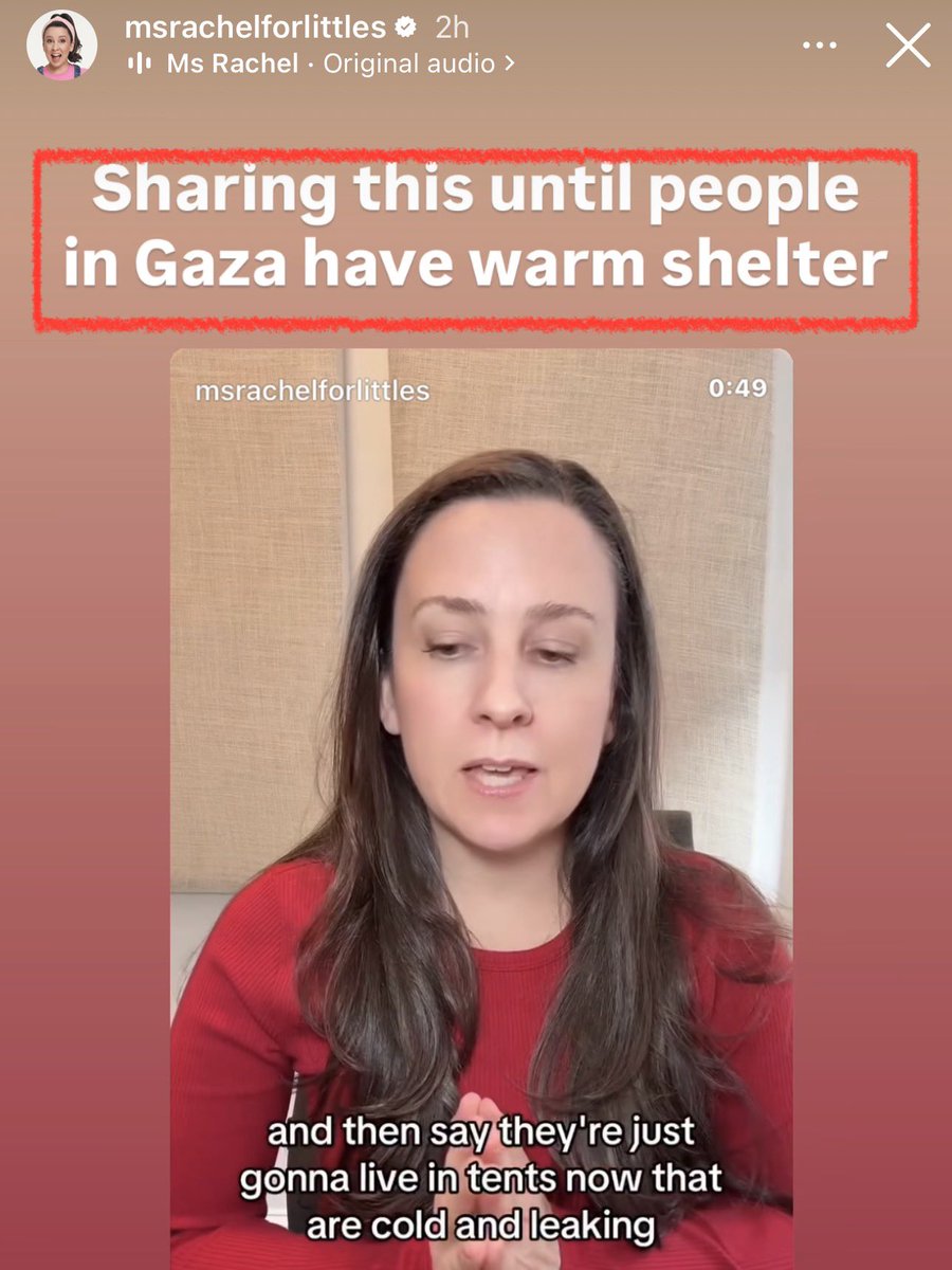 AssalRad's tweet image. Babies are still freezing to death in Gaza and we have to rely on Ms Rachel because Western media and politicians pretend it’s not happening.