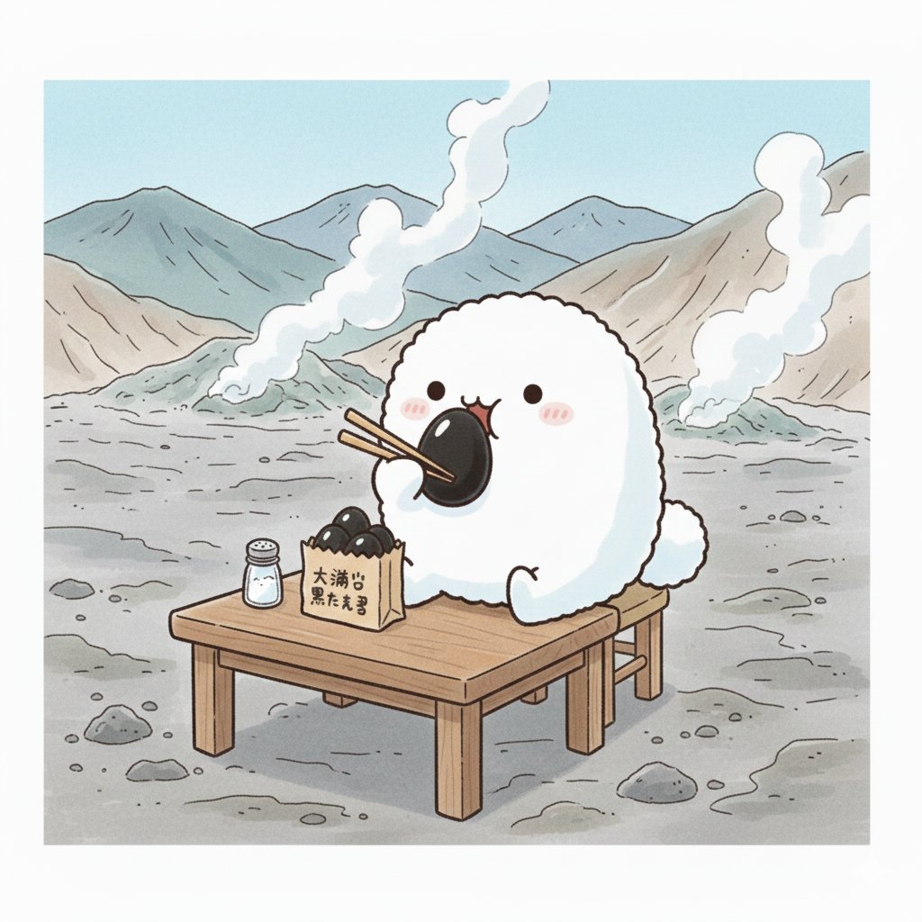 tokotokotabi's tweet image. 黒いたまご😆
#神奈川 #箱根 #旅行 #旅 #温泉 #大涌谷