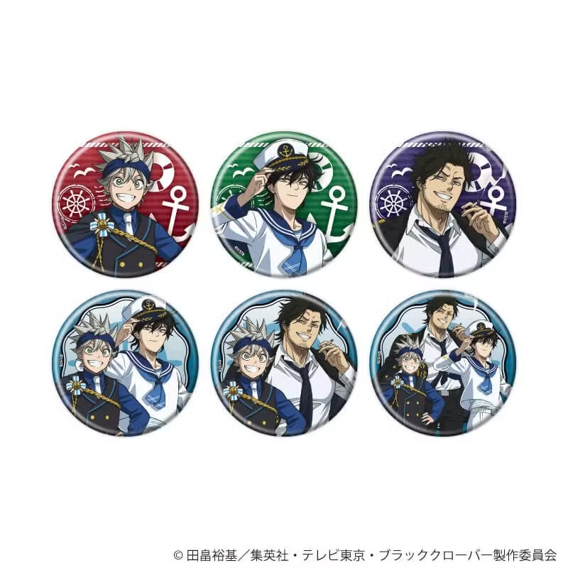 商品のご紹介】 『ブラッククローバー』 缶バッジ(全6種) 単品：550円