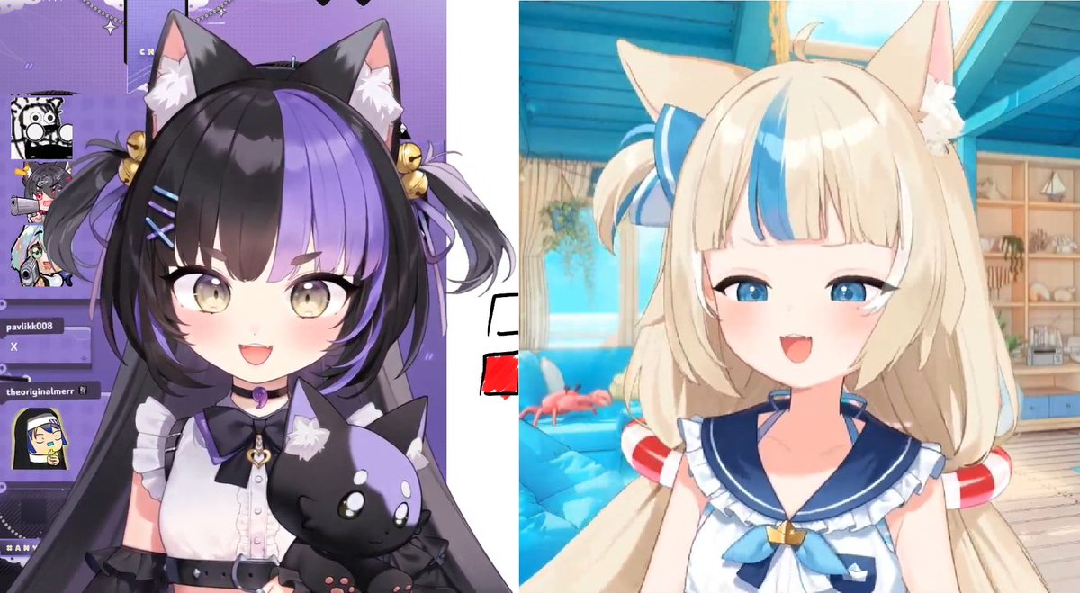 TheDarkEnjoyer's tweet image. I KNEW IT, Anya and Saba share the same model artist mama Shiina_2256, no wonder the smug energy was so contagious.