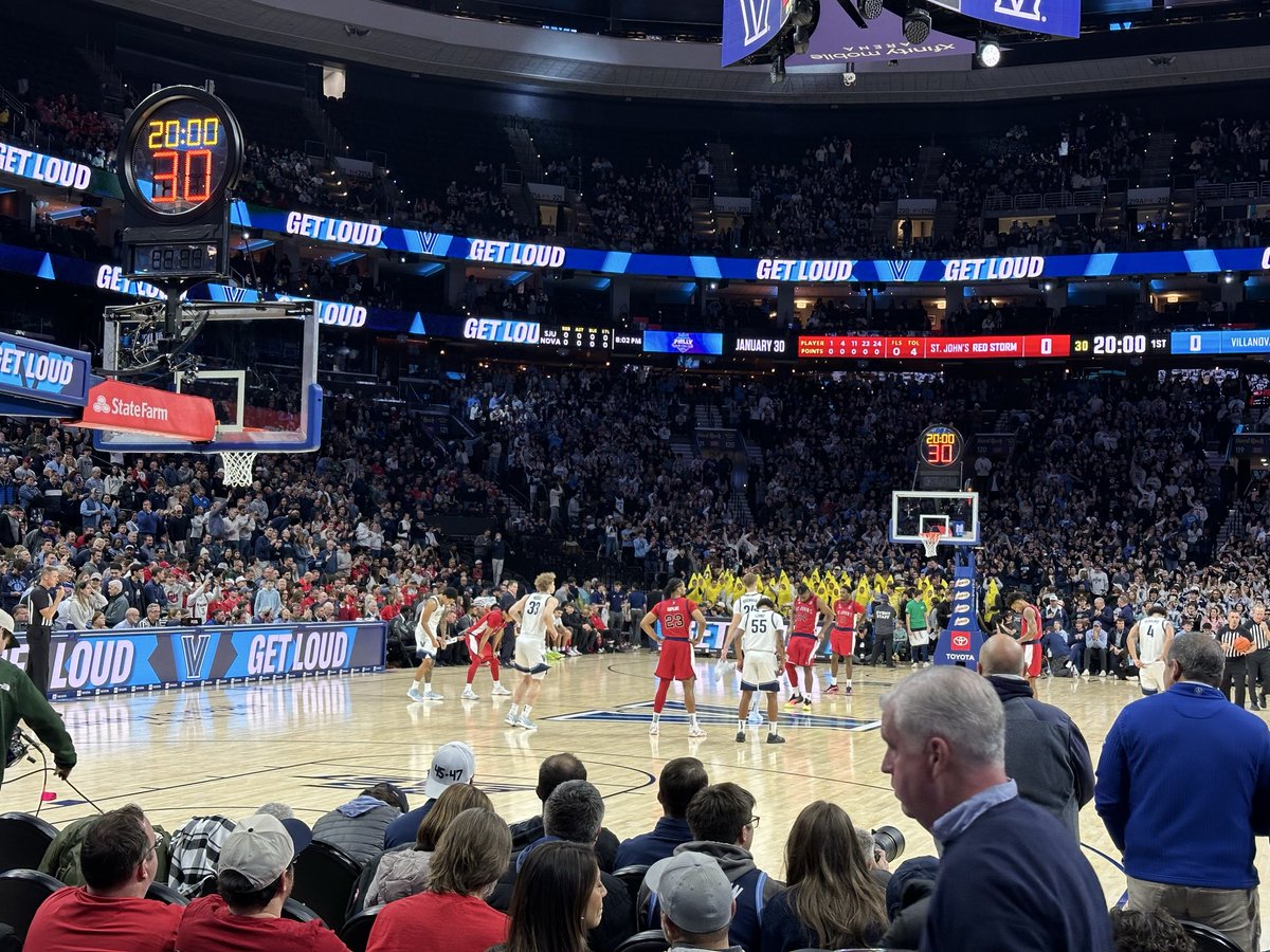 PHILADELPHIA — Some Saturday night Big East basketball from Xfinity Mobile Arena, featuring St. John’s and Villanova as the Red Storm go for a fourth consecutive win.