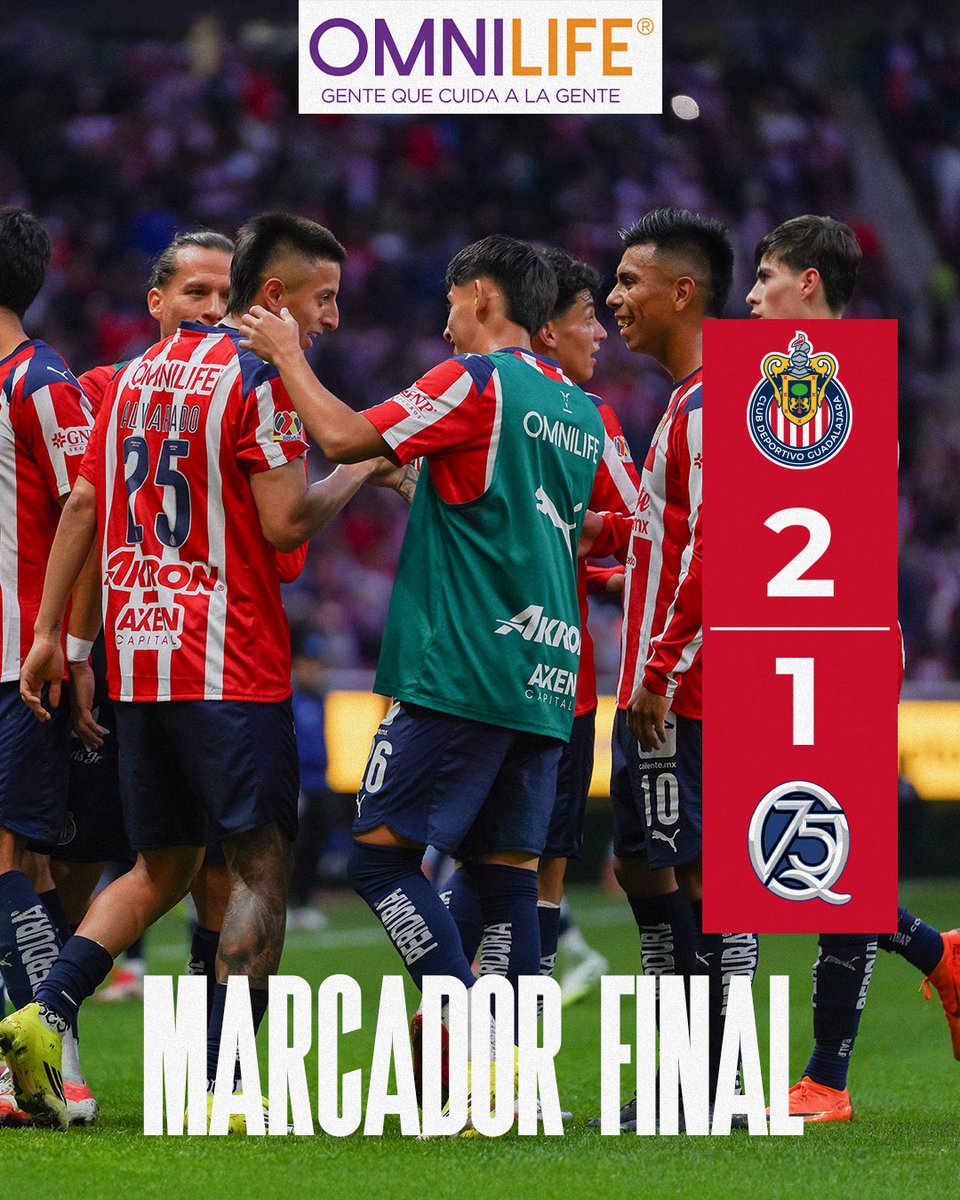 🇫🇷 ¡GANARON LAS CHIVAS! 🇫🇷

Con goles de dos de nuestros #RojiblancosDeSelección, 'Hormiga' González y 'Piojo' Alvarado, los 3 puntos se quedan en casa y sumamos 9 de 9 esta semana 😎

#MuchoChivas 🐐