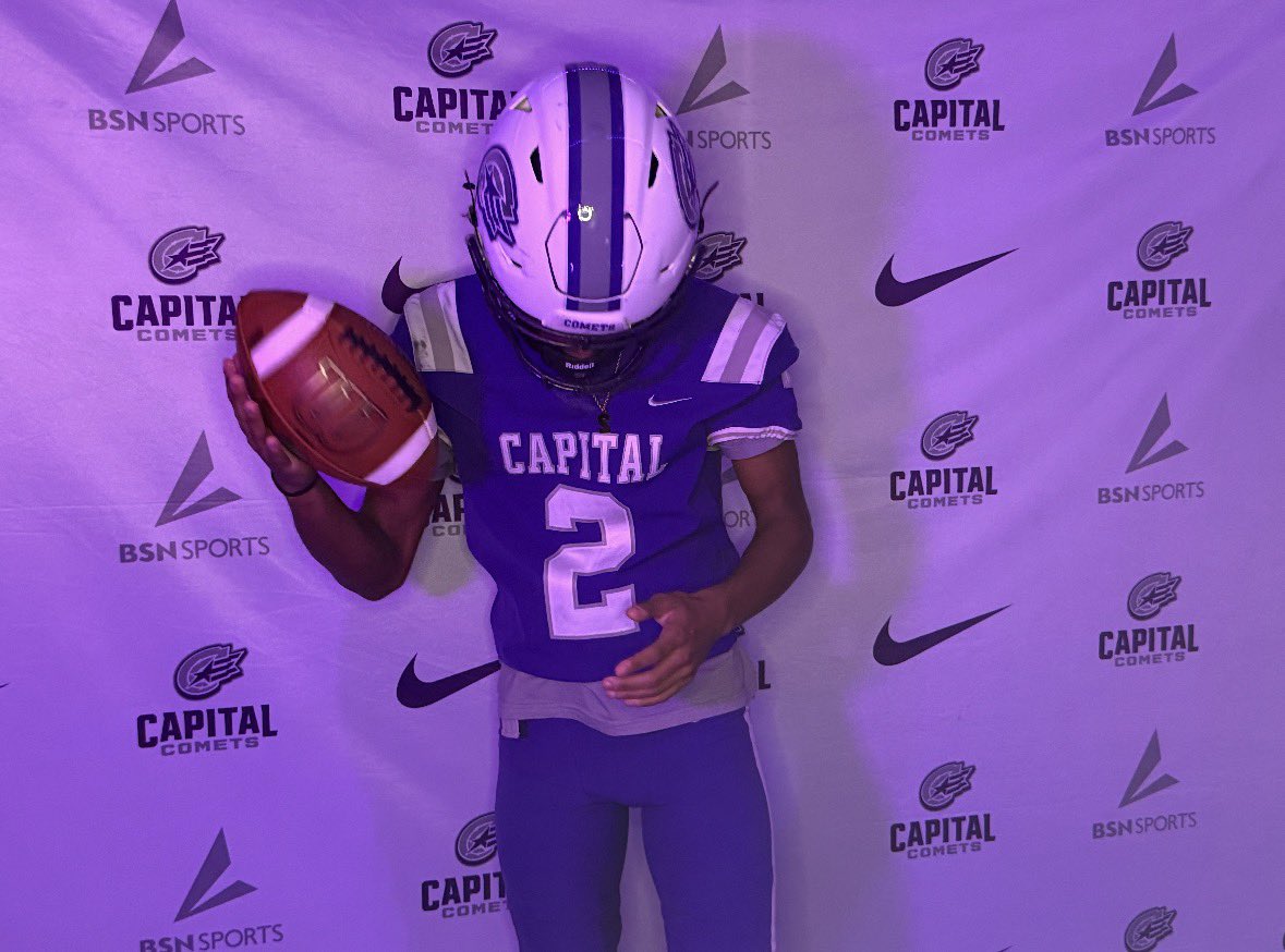 iamcardeamoore's tweet photo. Forever thankful to @Nfisanick34 @evan_nunez24  and the rest of the captial football staff for having me on  campus for an official visit and making me feel at home 

#AGTG https://t.co/jrYaULLDcB
