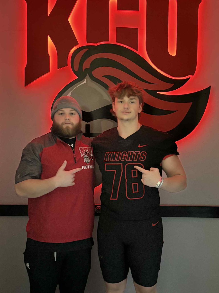Logan_Stevens78's tweet photo. Had an amazing official visit to KCU today! Thank you @TroyerNolan for the hospitality! https://t.co/rJVWDaPEOS