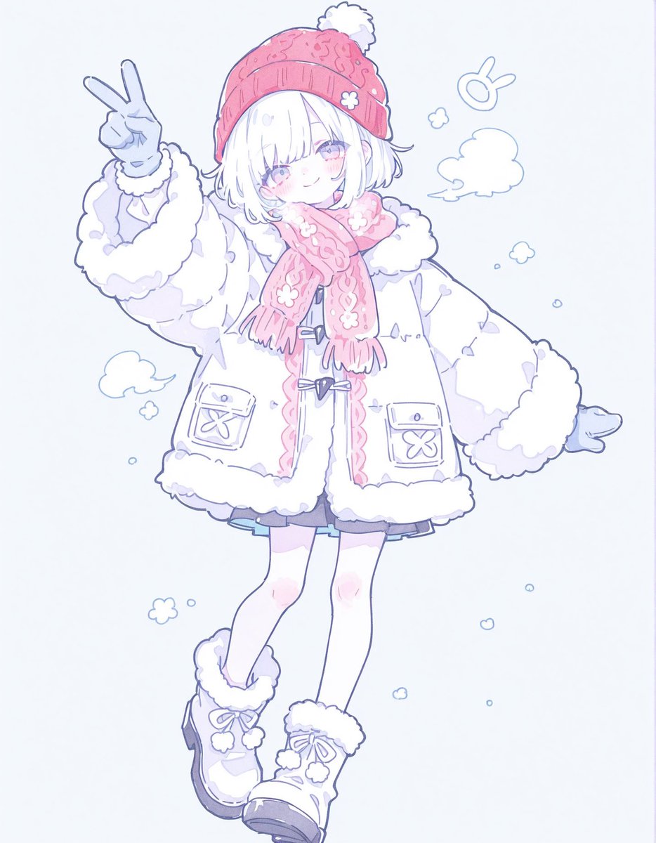 まって個人的めっちゃかわいーのできたっ！"(∩>ω<∩)"💕
 #フリーイラスト  #フリーアイコン  #AIイラスト