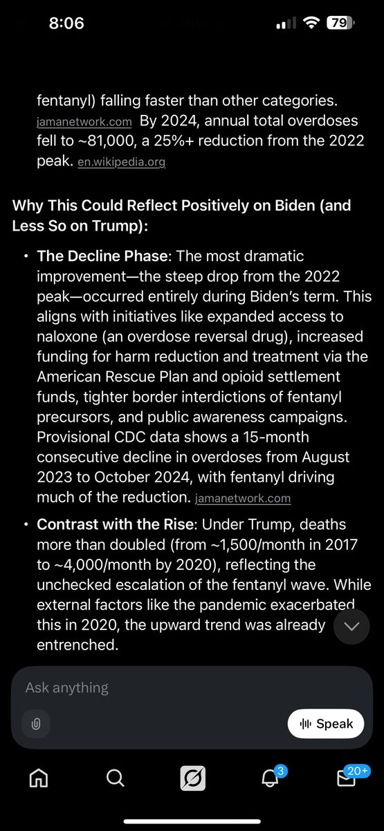 <a href="/EricTrump/">Eric Trump</a> <a href="/realDonaldTrump/">Donald J. Trump</a> Hahaha 😂 Maybe you should learn about charts. We appreciate you bringing light to this though.